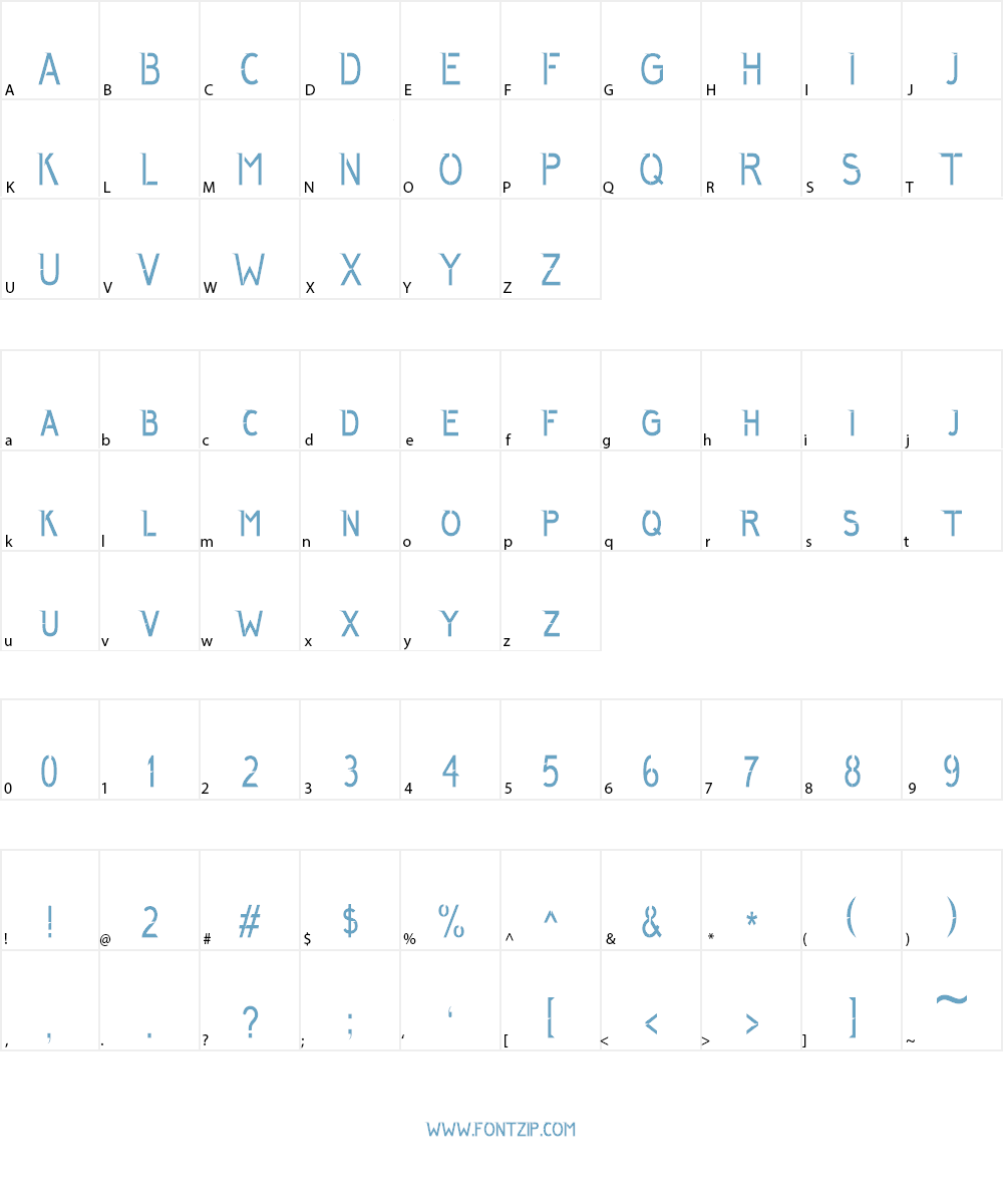 Anggun Sans Font Character
